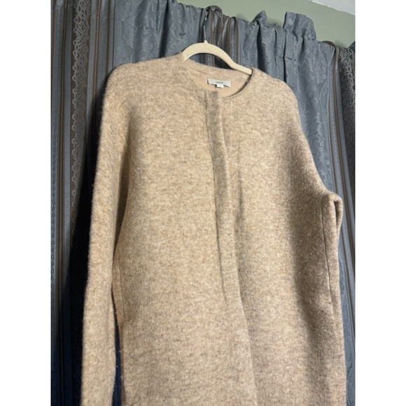 Vince Textured Soft Sculpt Wool & Alpaca-Blend Car Coat - Picture 4 of 6